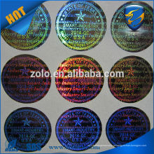 Shenzhen ZOLO tinta UV holograma adesivo